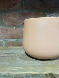 Ceramic Rimini Pot Terracotta Colour 12cm Pic 2